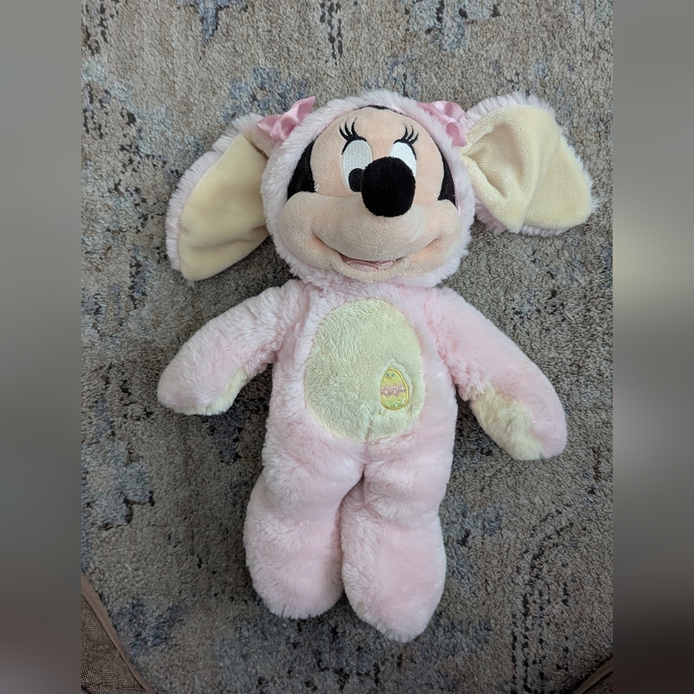 Minnie Mouse In Easter Bunny Costume Plush